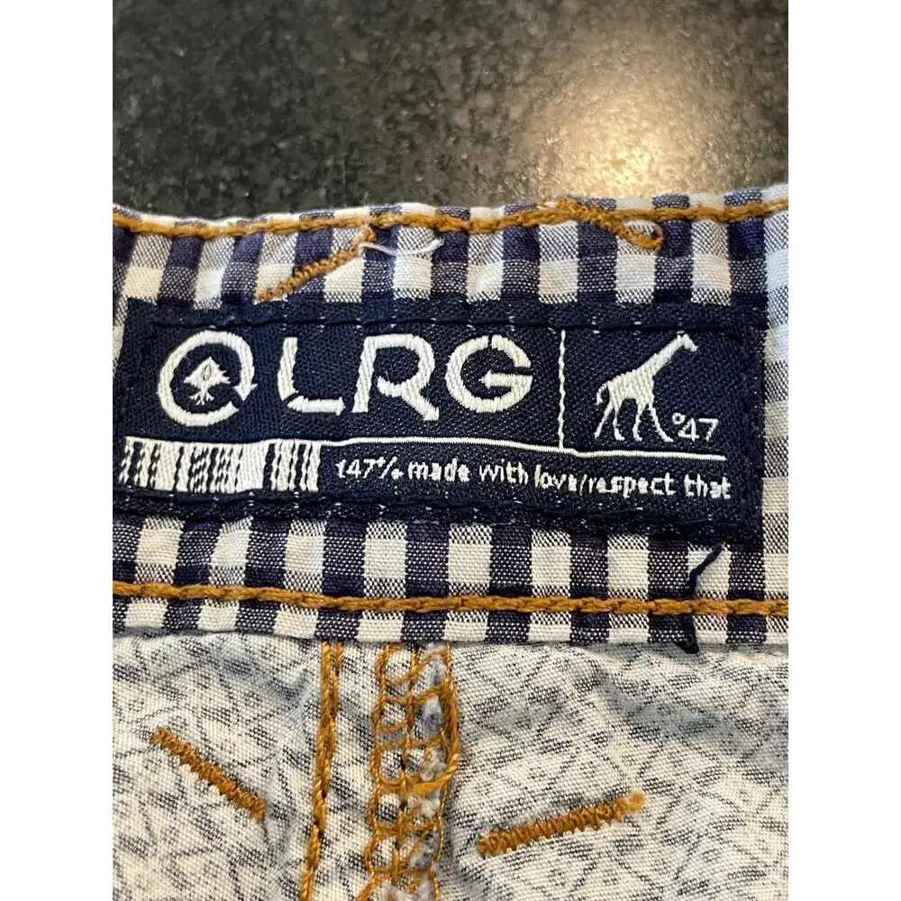 LRG geans 100% Cotton Interlochen Trees cargo shorts 40 mens